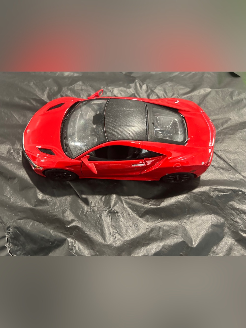 2018 Acura Red Sports Car Model - Sleek Coupe